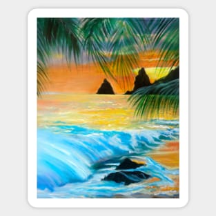 HAWAIIAN SUNSET 11 Sticker